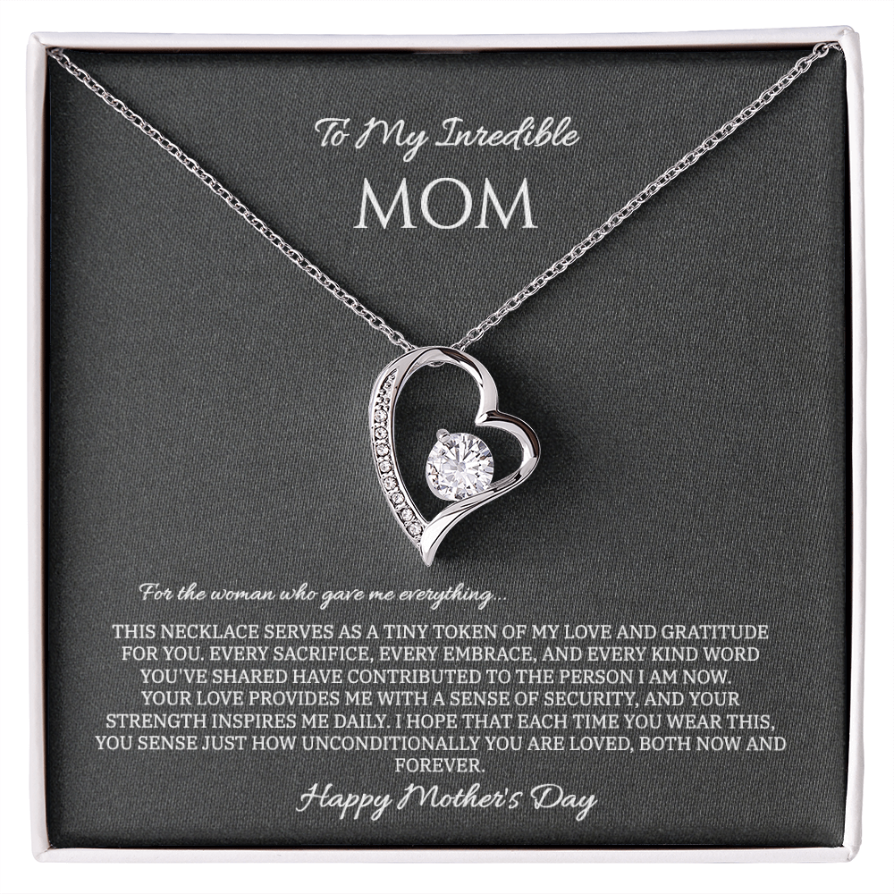 To My Mom – Forever Love Necklace | Timeless & Elegant Gift