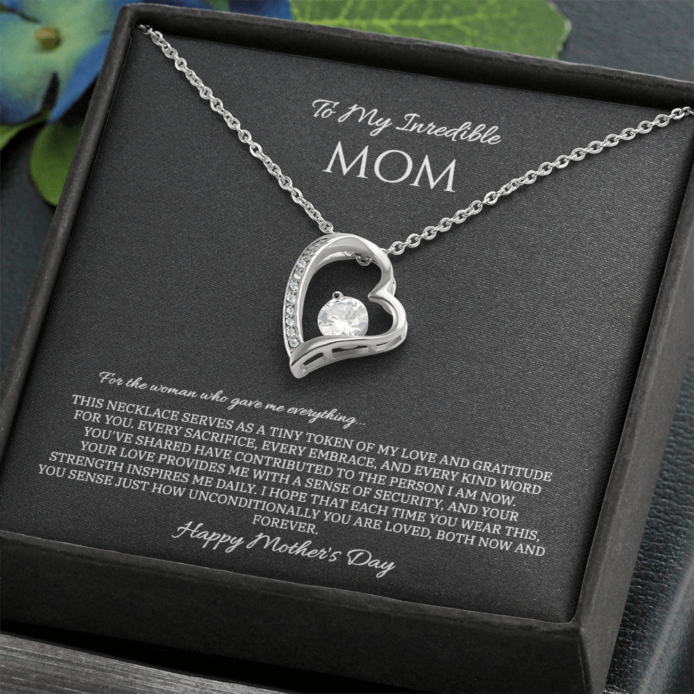 To My Mom – Forever Love Necklace | Timeless & Elegant Gift