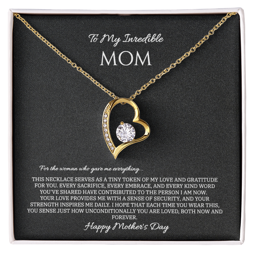 To My Mom – Forever Love Necklace | Timeless & Elegant Gift