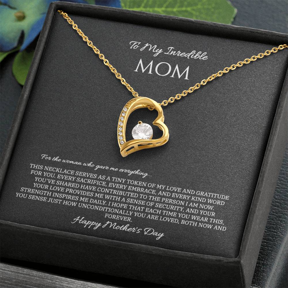 To My Mom – Forever Love Necklace | Timeless & Elegant Gift