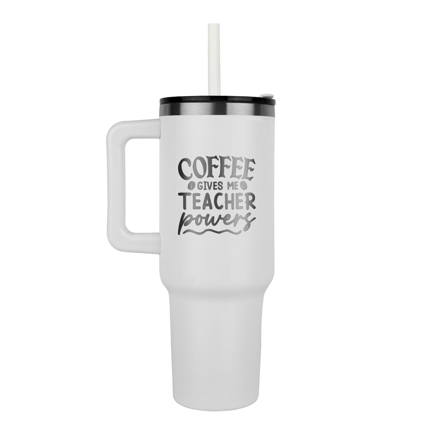 Coffee Gives Me Teacher Powers - Pinnacle 40oz Tumbler - Gift For Teacher