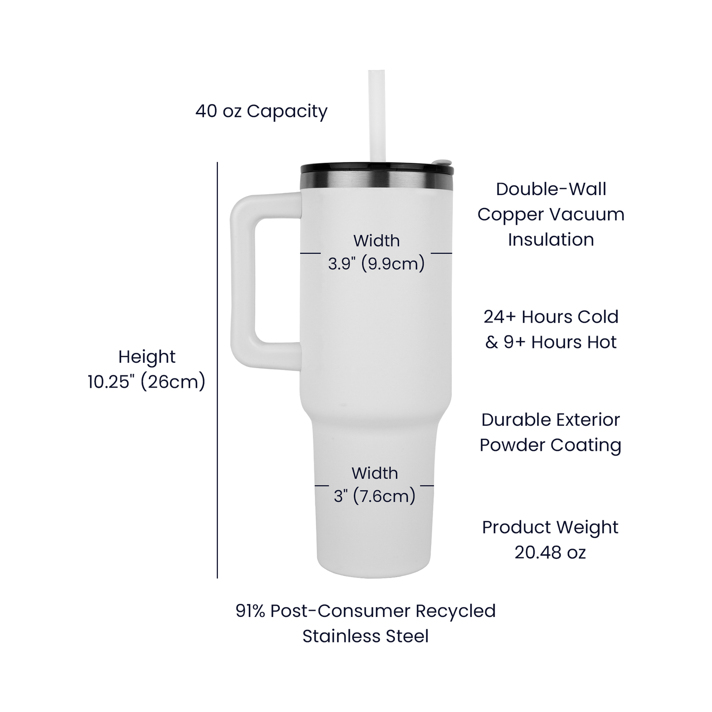 Coffee Gives Me Teacher Powers - Pinnacle 40oz Tumbler - Gift For Teacher