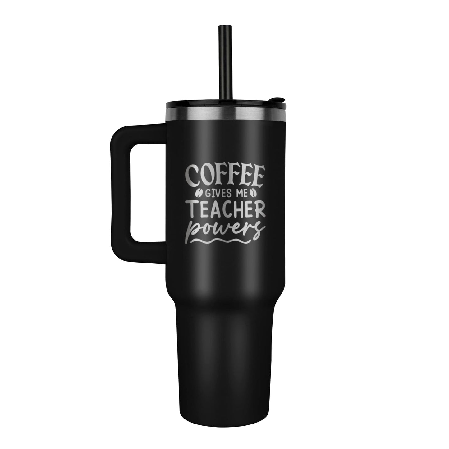 Coffee Gives Me Teacher Powers - Pinnacle 40oz Tumbler - Gift For Teacher
