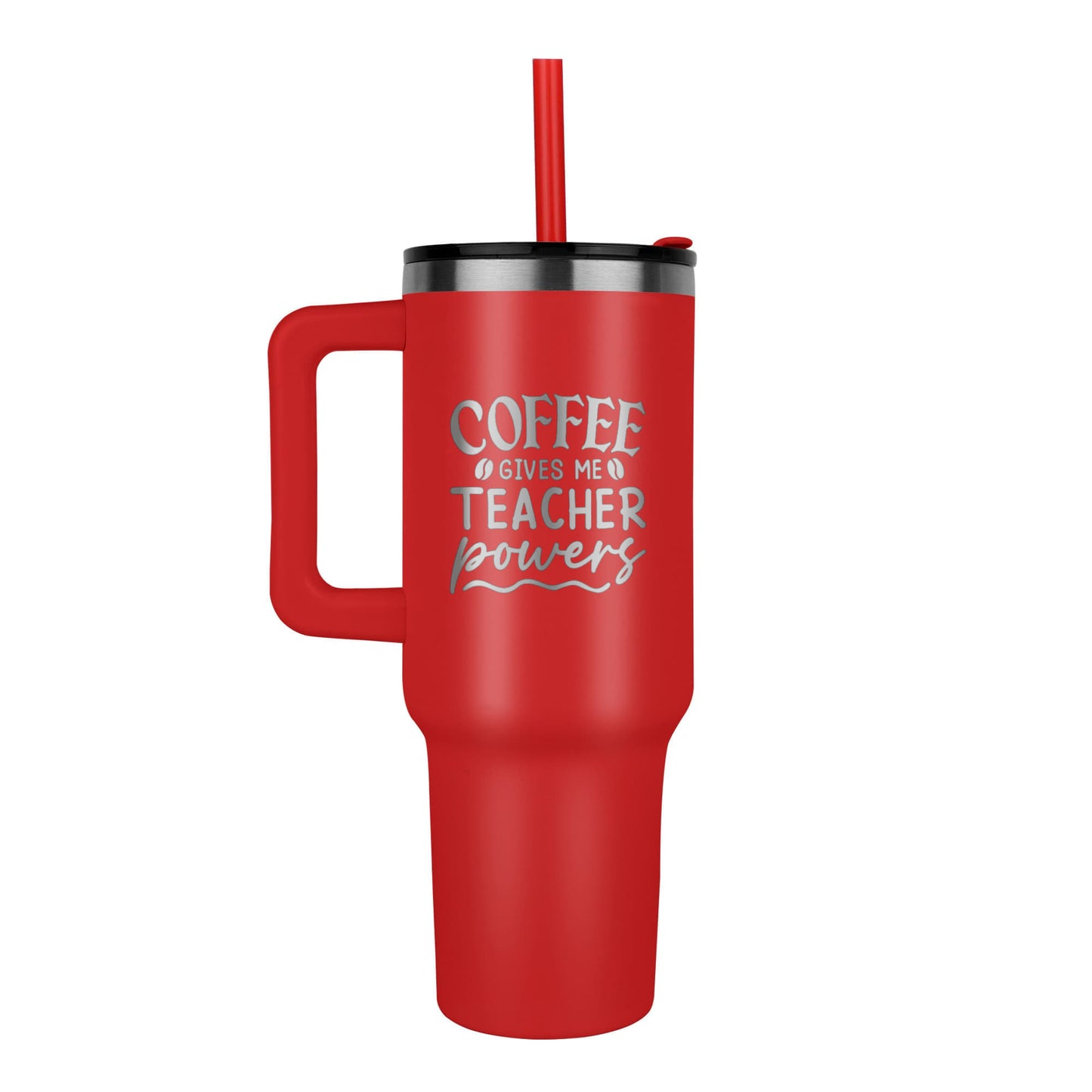 Coffee Gives Me Teacher Powers - Pinnacle 40oz Tumbler - Gift For Teacher