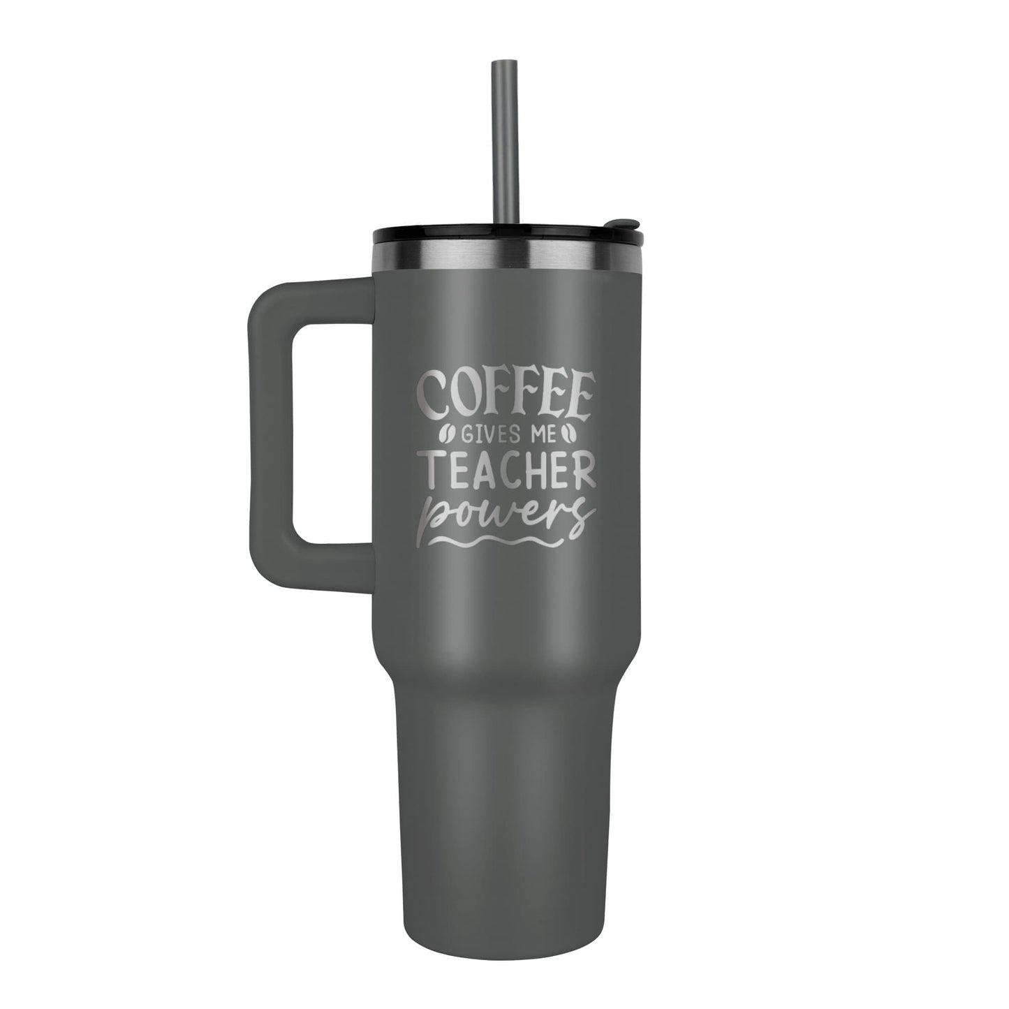 Coffee Gives Me Teacher Powers - Pinnacle 40oz Tumbler - Gift For Teacher