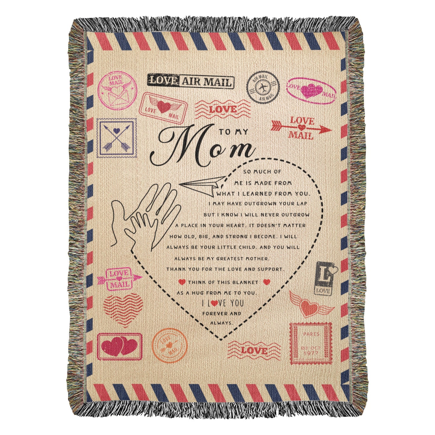 To My Mom - Heirloom Woven Blanket