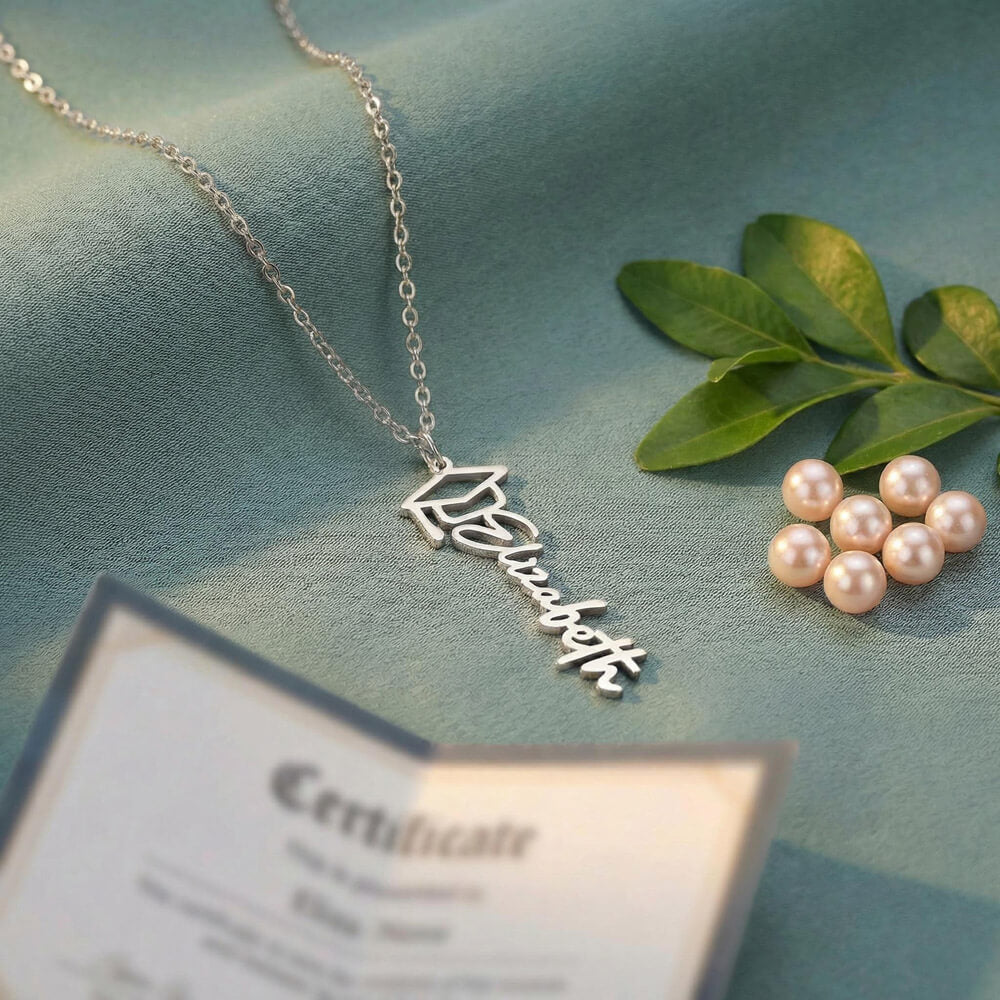 Class of 2026 Personalized Graduation Name Necklace with Gift Box
