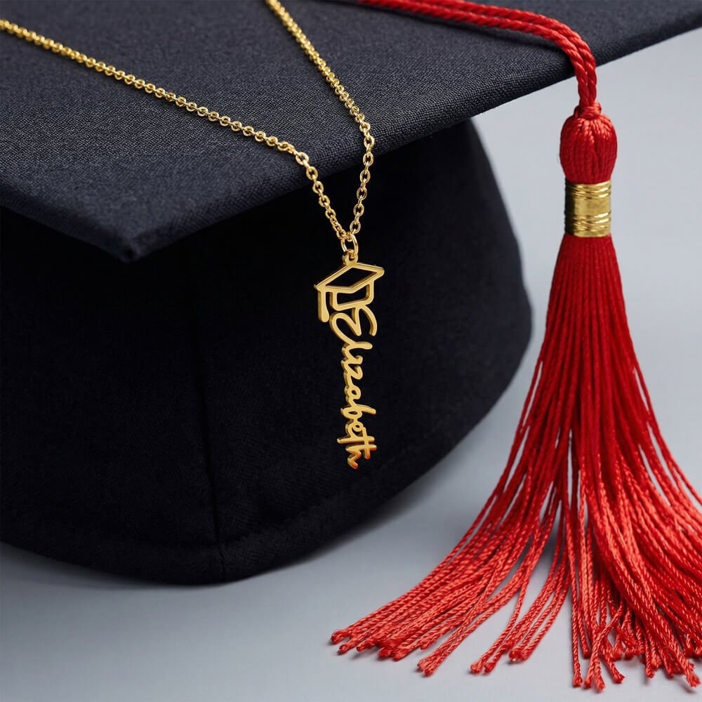 Personalized Graduation Name Necklace | To Our Shining Graduate