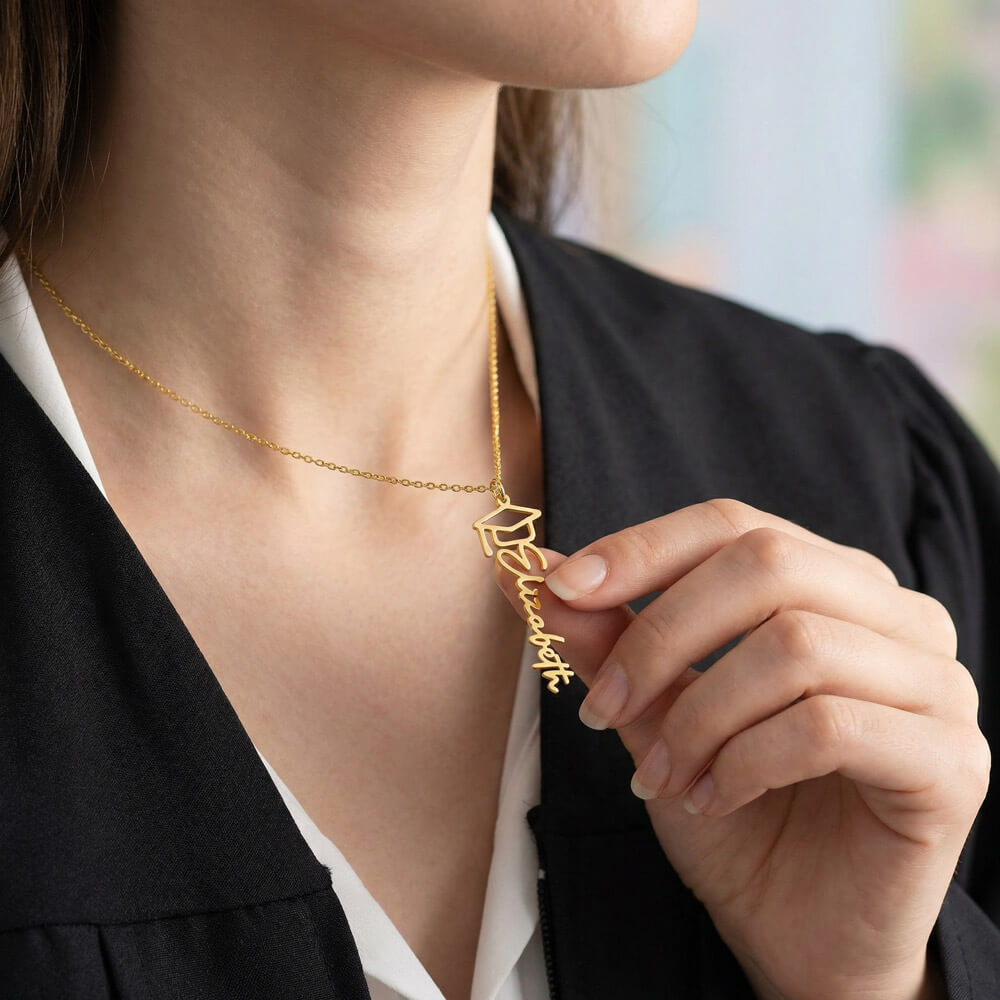 Class of 2026 Personalized Graduation Name Necklace with Gift Box